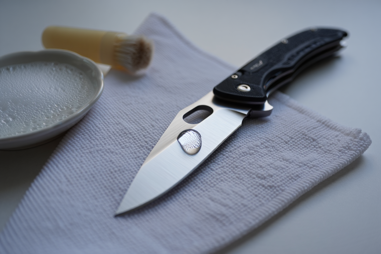 Comment nettoyer et entretenir un couteau pliant efficacement