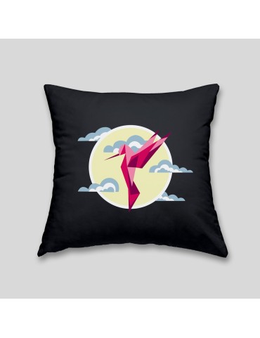 Coussin colibri