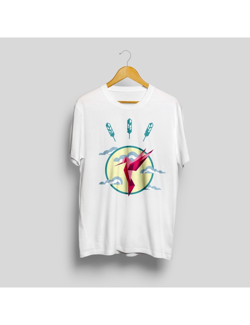 T-shirt imprimé colibri