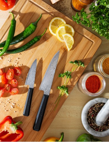 Couteau à légume en Acier Damassé