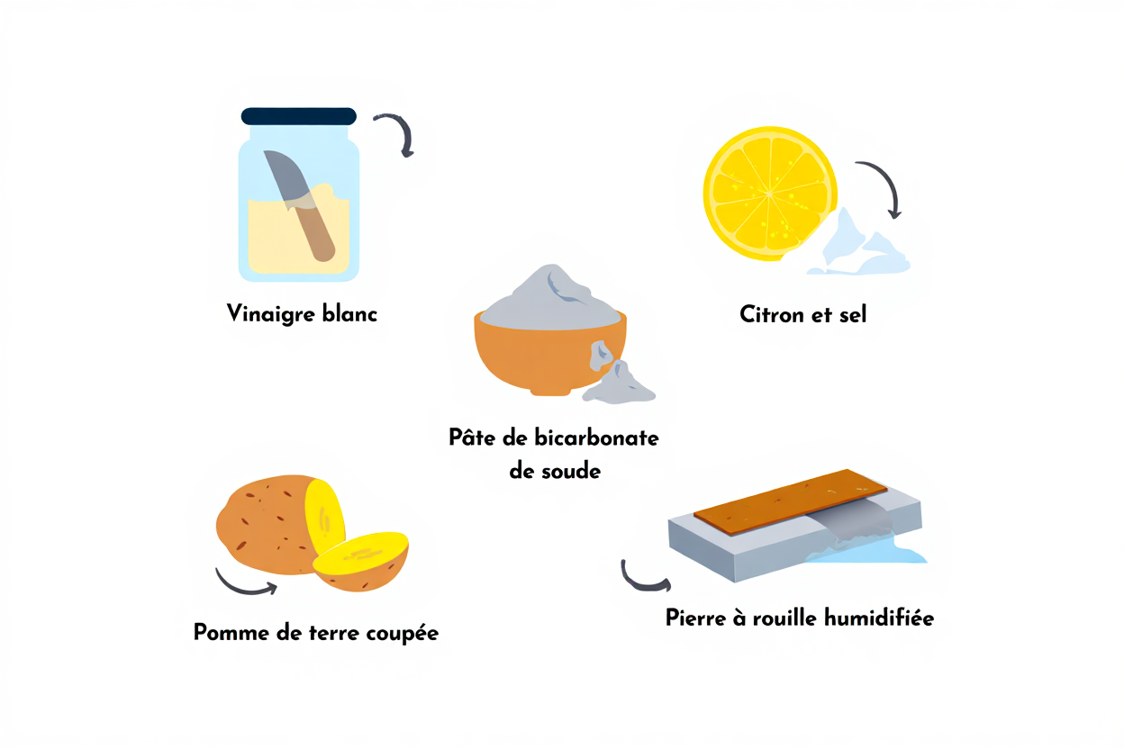Méthodes naturelles contre la rouille