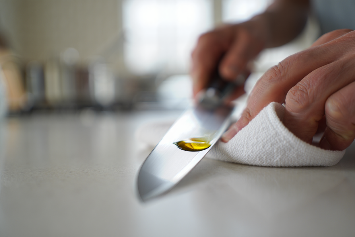 Entretien quotidien du couteau