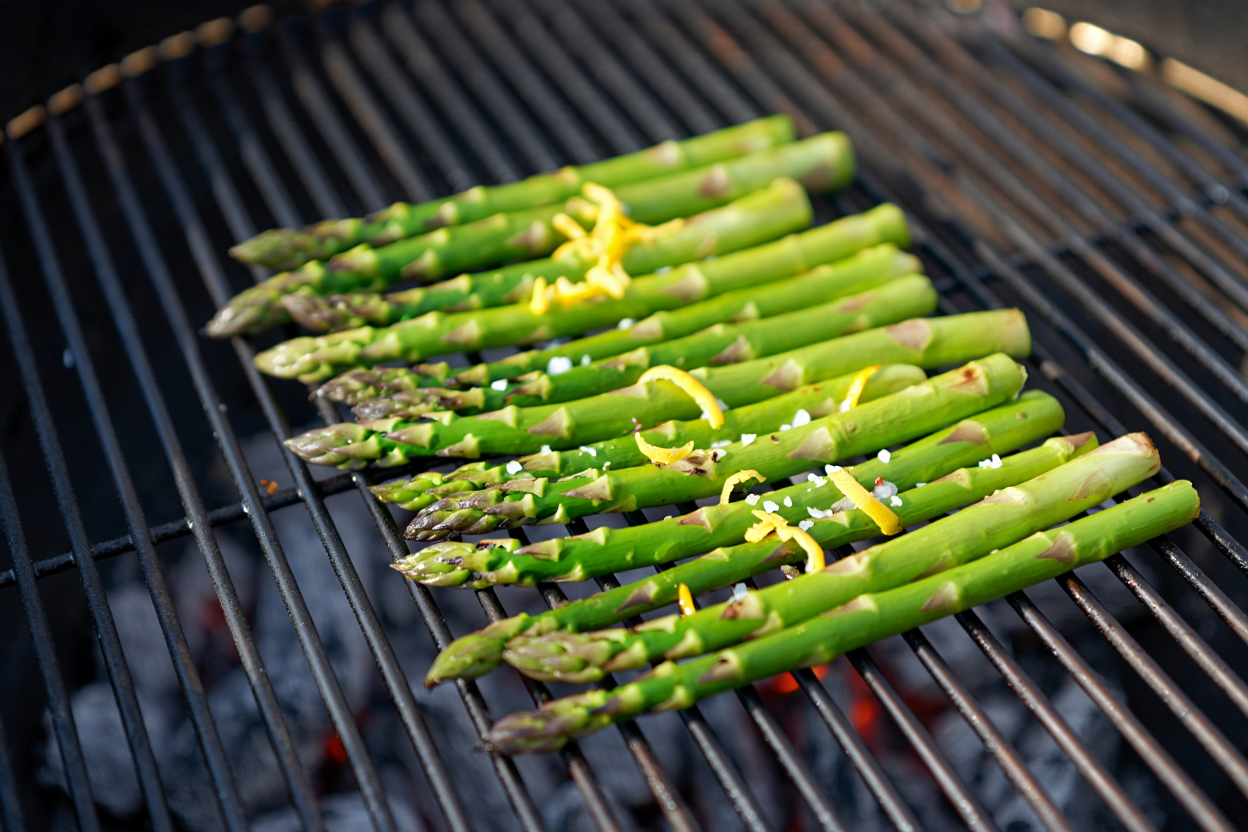 Asperges grillées au barbecue