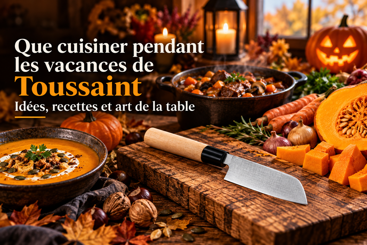 Que cuisiner pendant les vacances de toussaint
