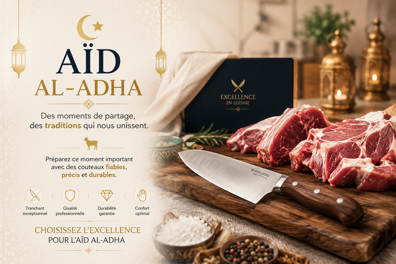 Pourquoi offrir un couteau pour l'aïd al-adha ?