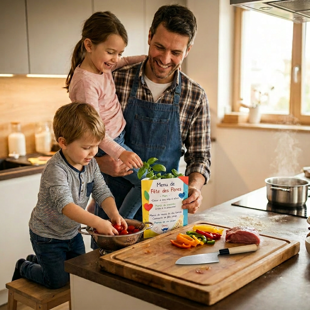 Bricolage et expérience de fête des pères : Du cadeau à fabriquer au repas d'exception