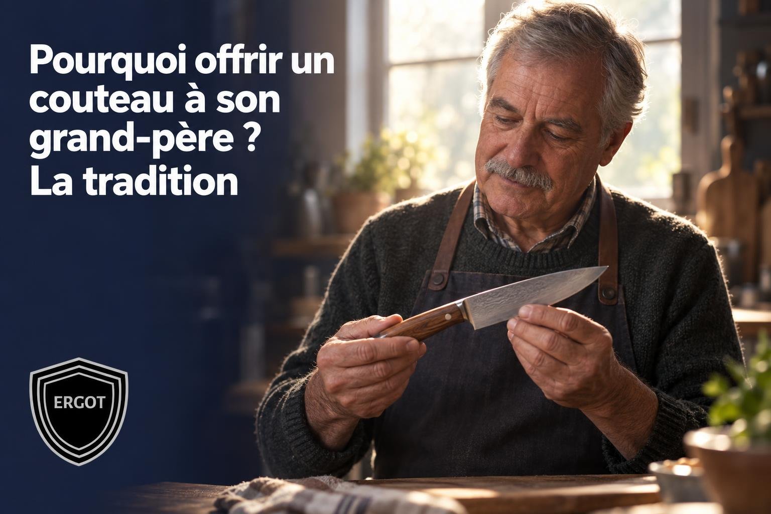 Pourquoi offrir un couteau à son grand-père ? La tradition