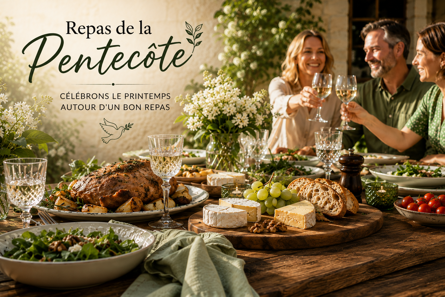 Idée repas pentecôte : veau et légumes finement travaillés