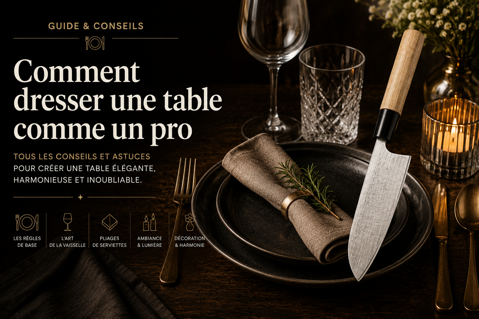 Comment dresser une table comme un pro : guide complet