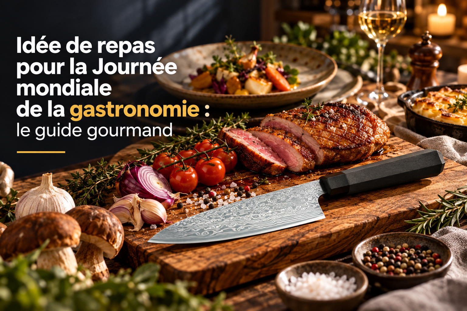 Idée de repas pour la journée mondiale de la gastronomie